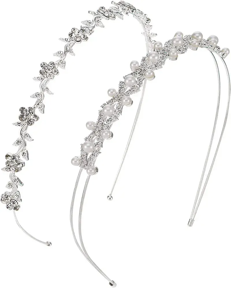 one of the short hair accessories for weddings