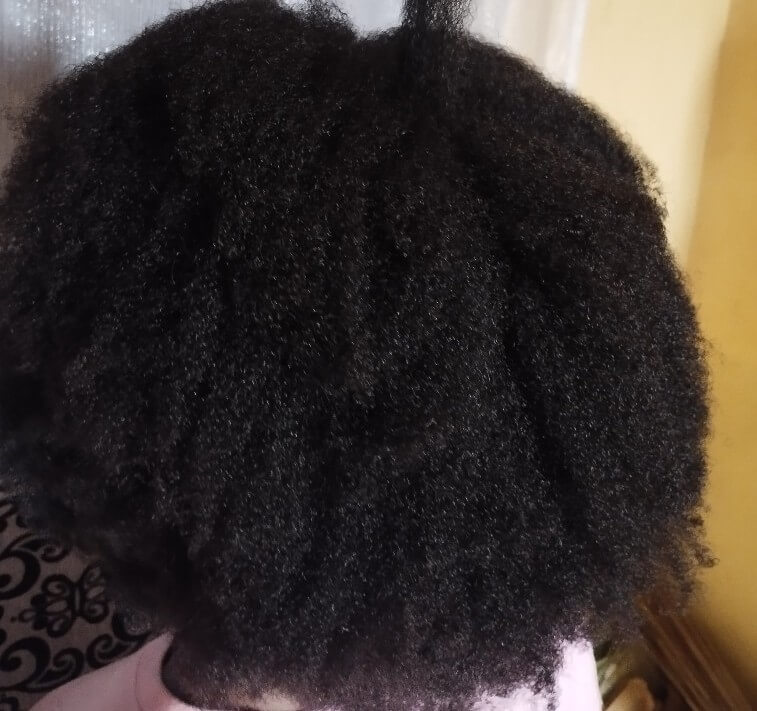 kinky or afro hair texture